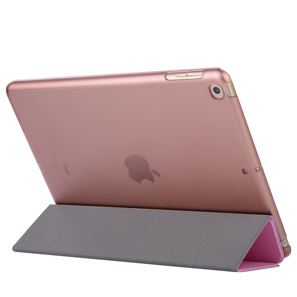  iPad 10.2 2019/2020/2021 Fodral Tri-Fold Ljus Rosa