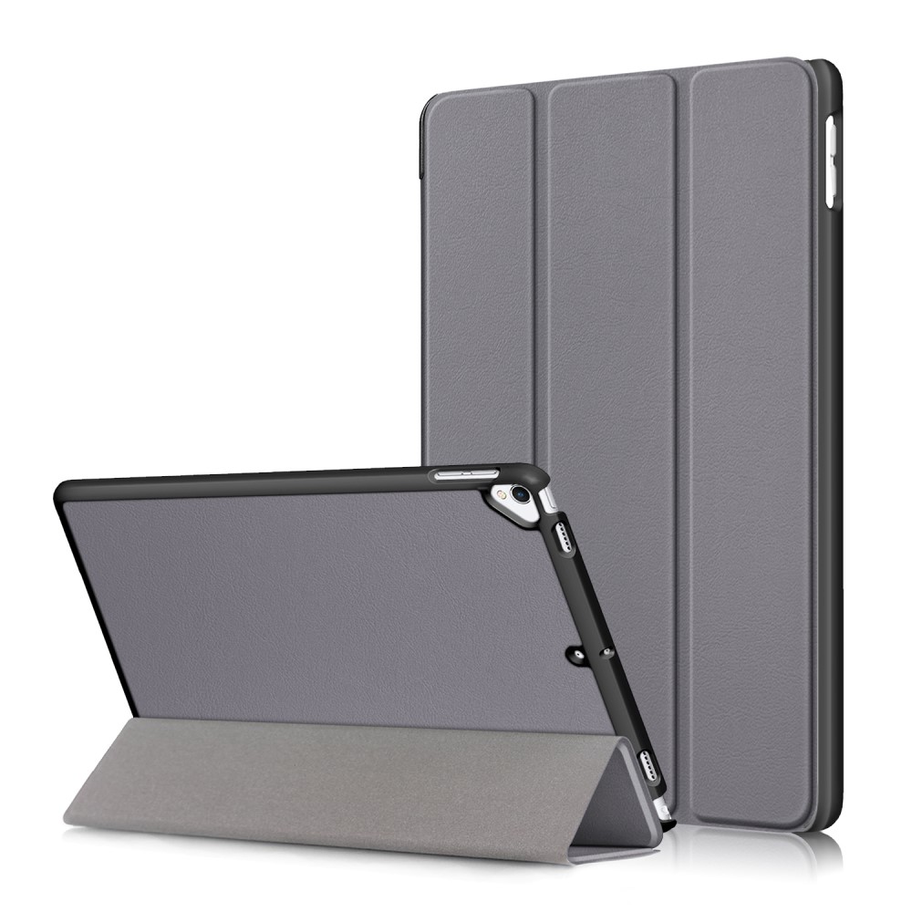  iPad 10.2 2019/2020/2021, iPad Air 10.5, Pro 10.5 Fodral Tri-Fold Grå