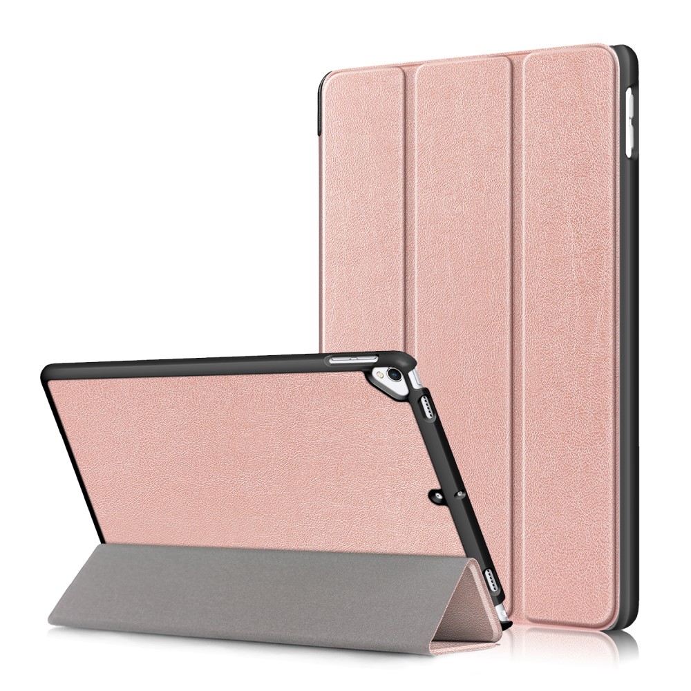  iPad 10.2 2019/2020/2021, iPad Air 10.5, Pro 10.5 Fodral Tri-Fold Roséguld