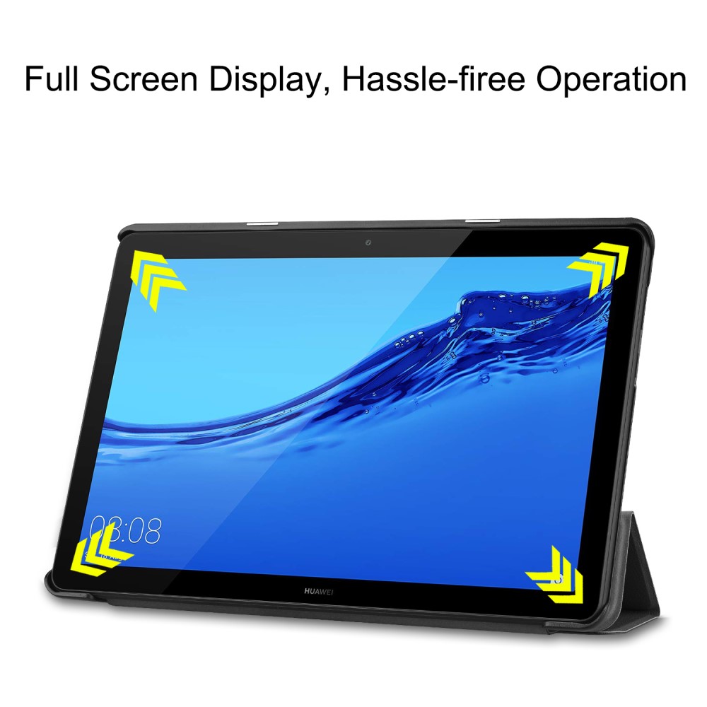  Huawei MediaPad T5 10 - Tri-Fold Fodral - Svart