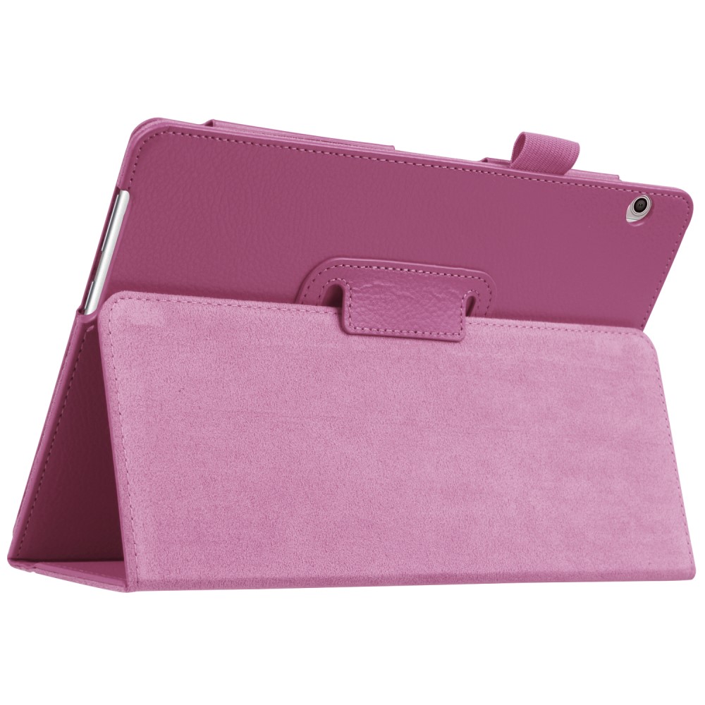 Huawei MediaPad T3 10 - Litchi läderfodral - Lila
