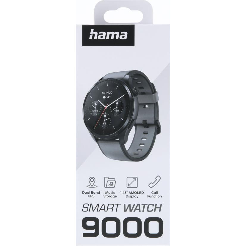 HAMA Hama Smartklocka 9000 Antracit