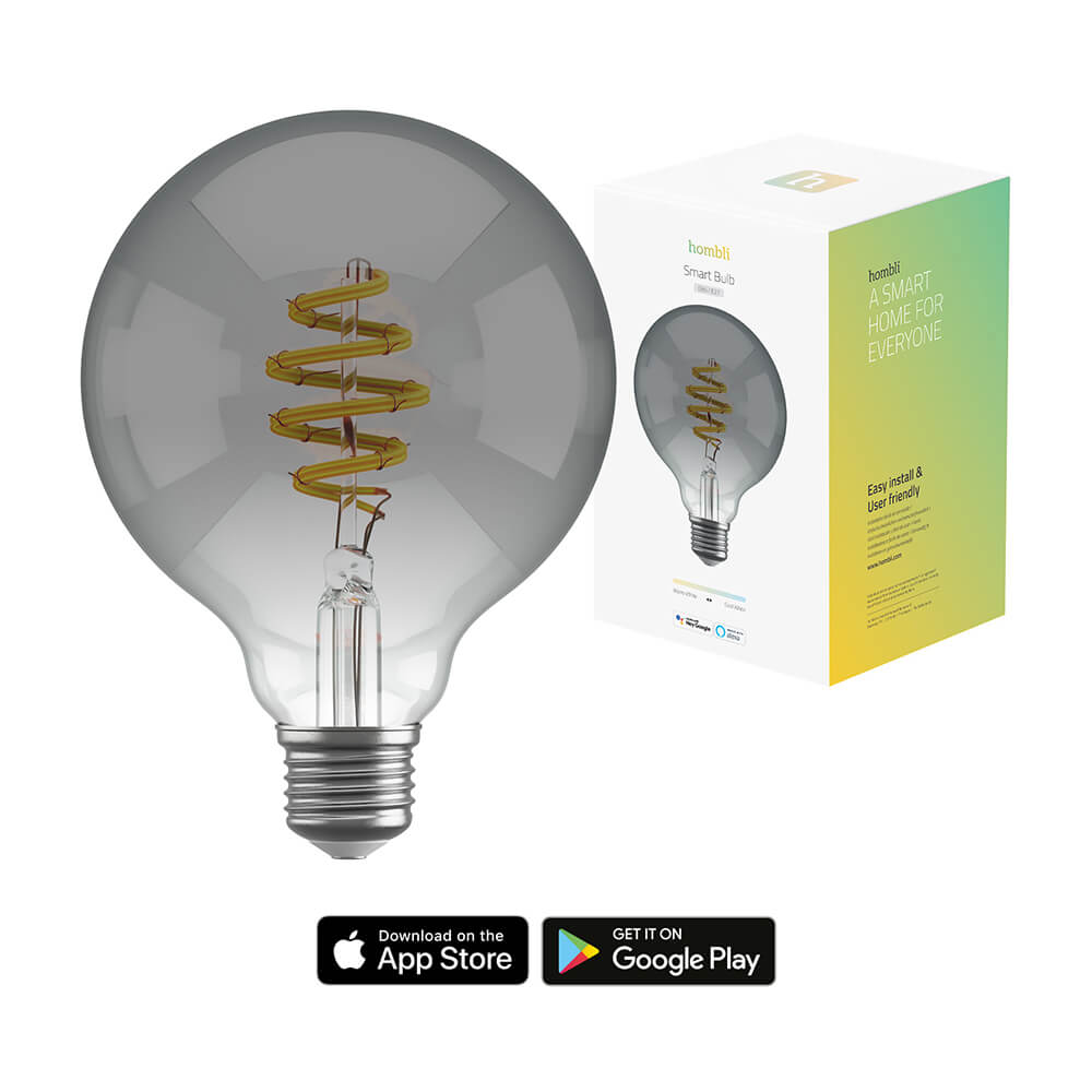 Hombli Hombli Smart Lampa Glödtråd E27 G95-Rök CCT