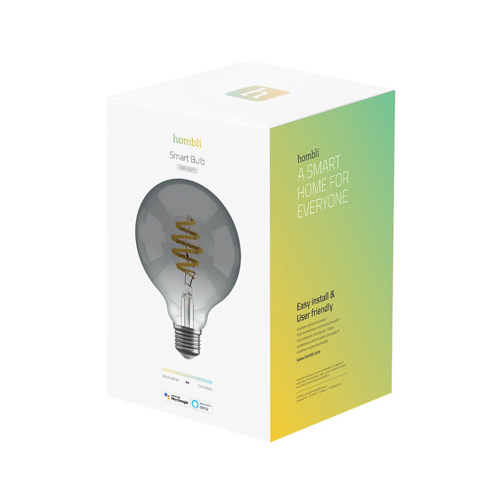 Hombli Hombli Smart Lampa Glödtråd E27 G95-Rök CCT