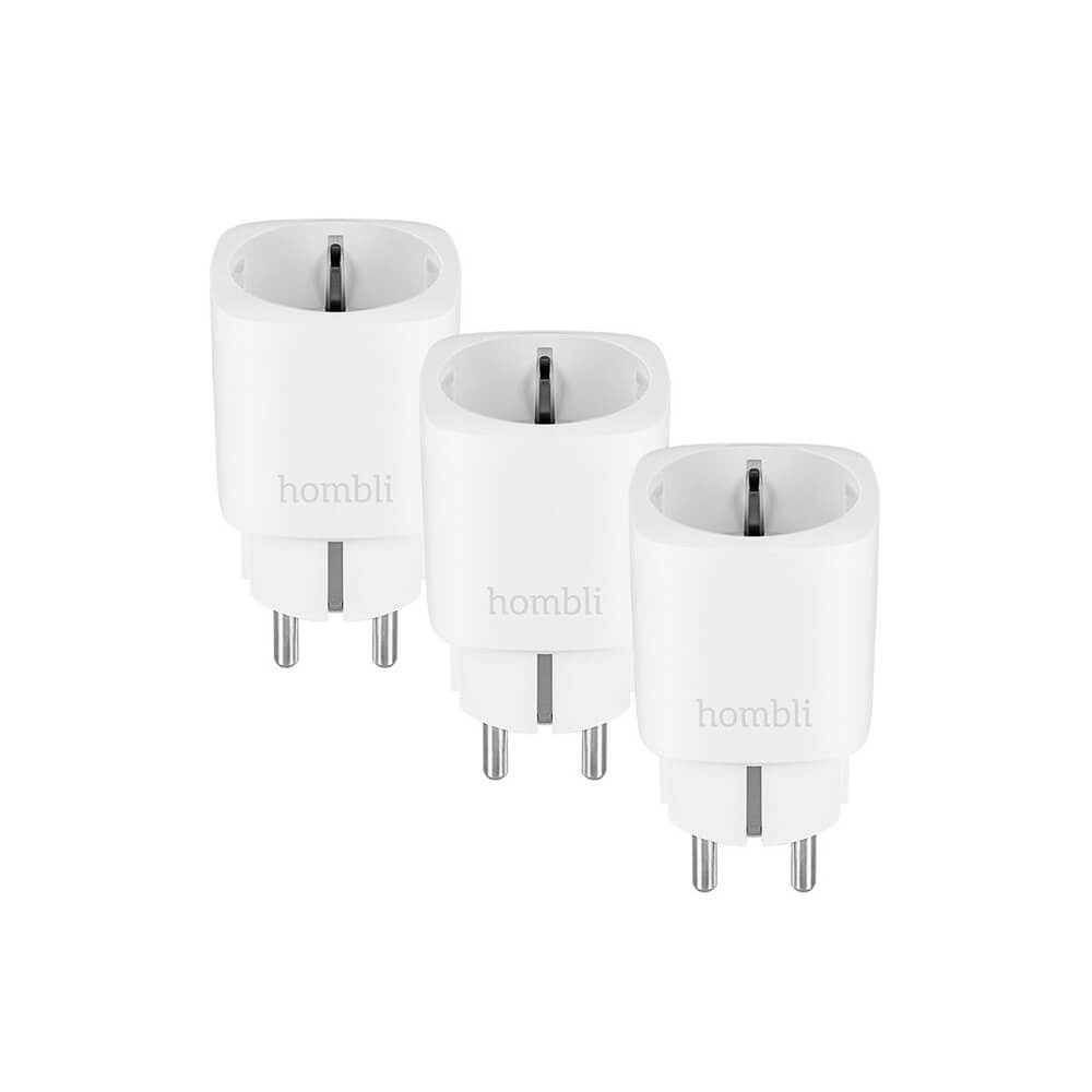 Hombli Hombli 3-PACK EU Smart Plug Promo Pack Vit