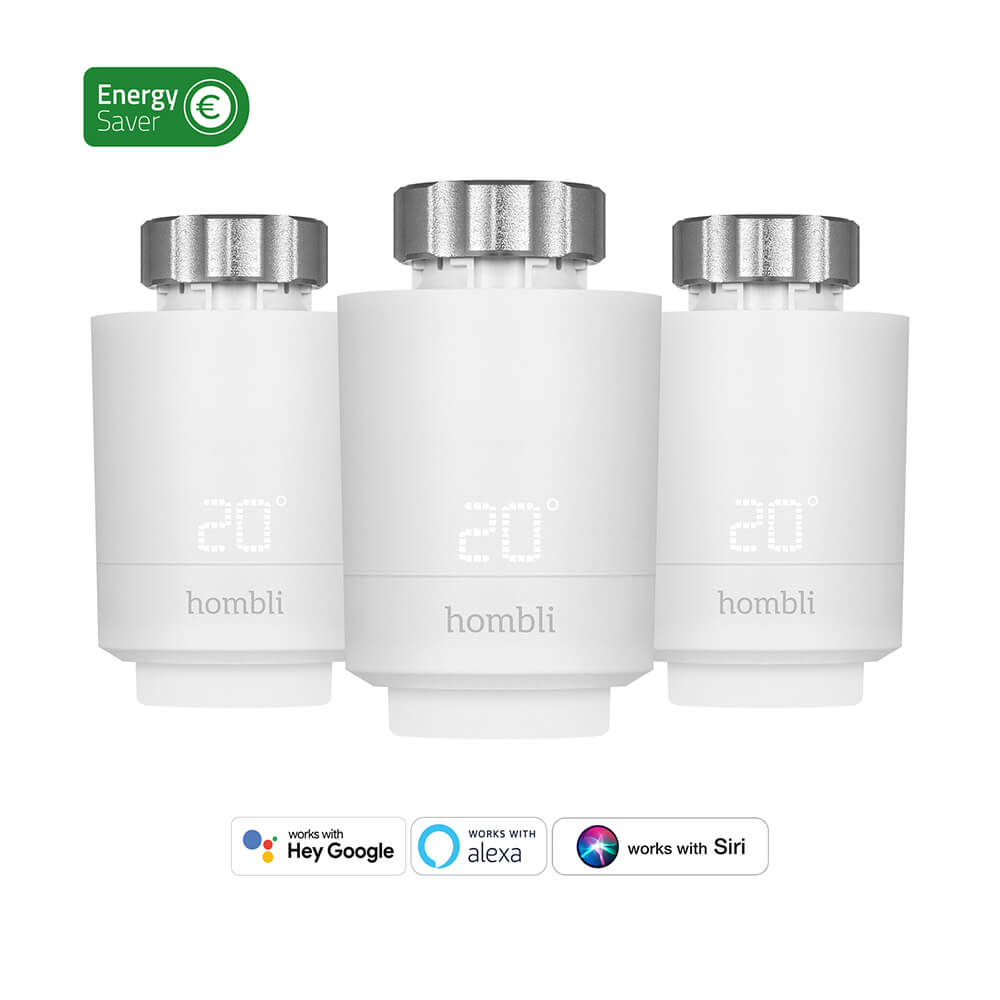 Hombli Hombli 3-PACK Smart Termostat Expansionspaket Vit