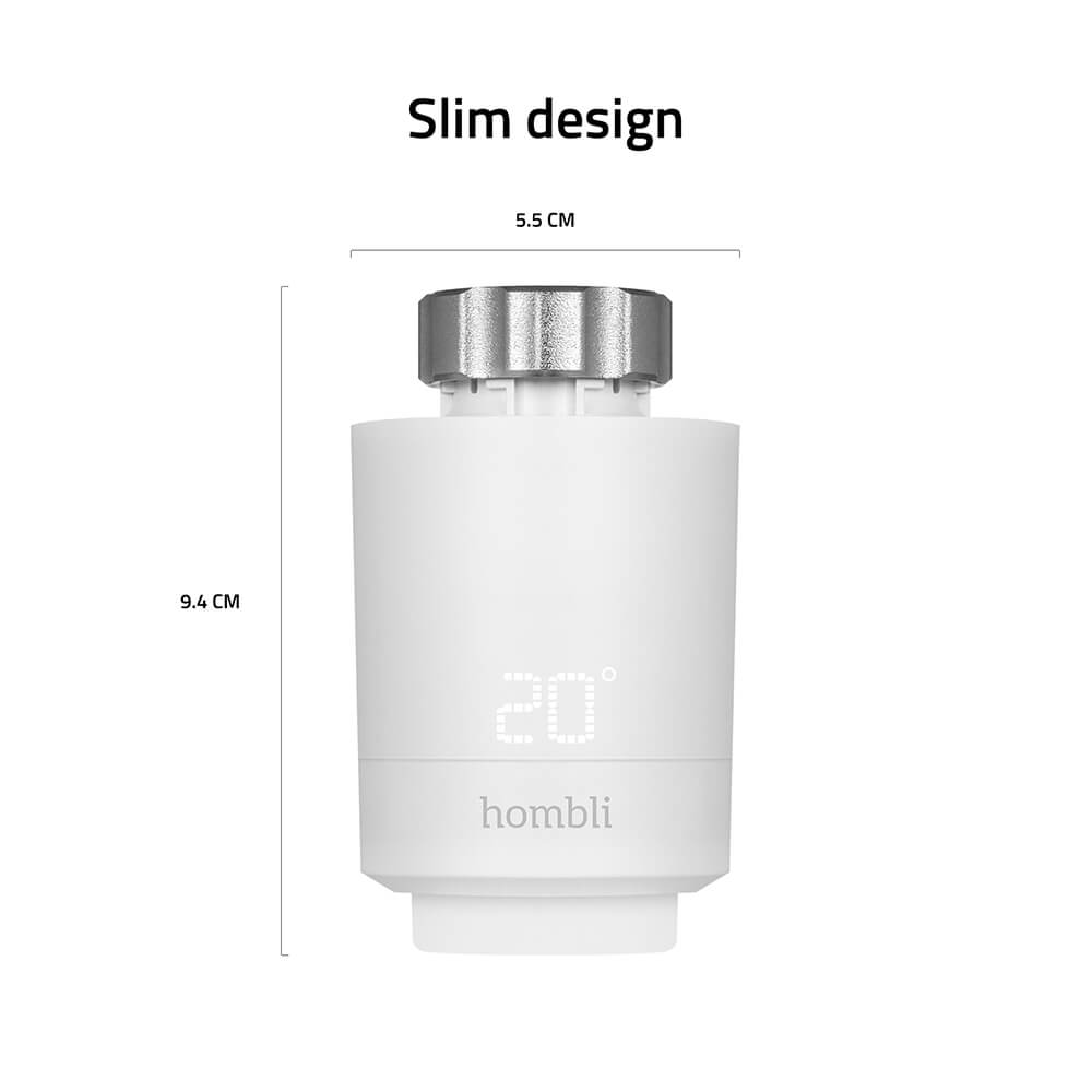 Hombli Hombli 3-PACK Smart Termostat Expansionspaket Vit