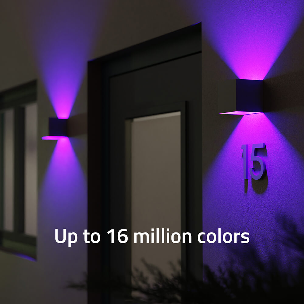 Hombli Hombli Smart Vägglampa Inomhus och Utomhus RGB CCT Grå