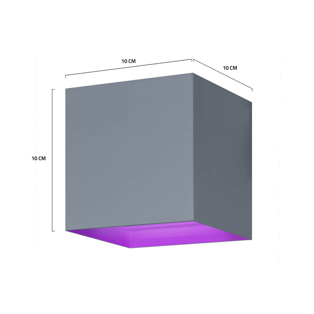 Hombli Hombli Smart Vägglampa Inomhus och Utomhus RGB CCT Grå
