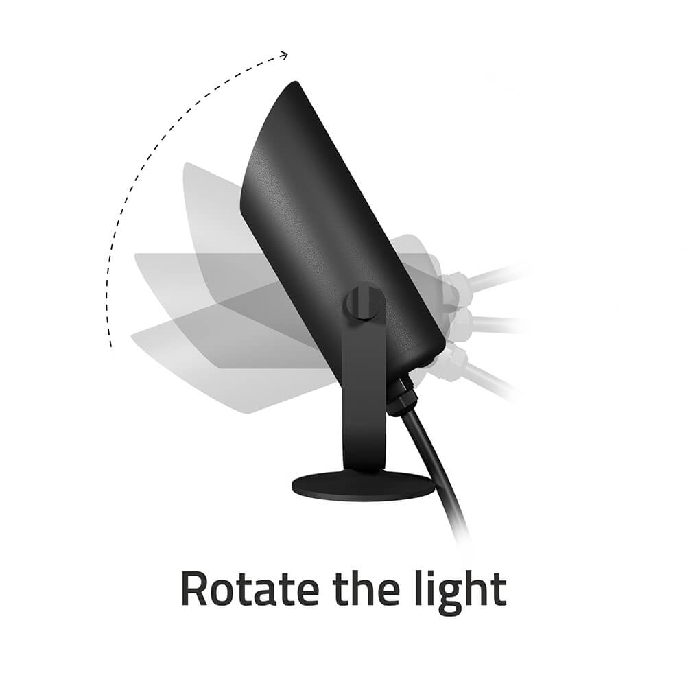 Hombli Hombli Smart Utomhus Spotlight 1-pack RGB CCT Svart