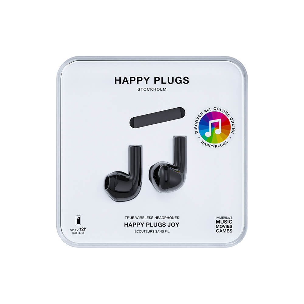 Happy Plugs Happy Plugs Joy Hörlurar In-Ear TWS Svart