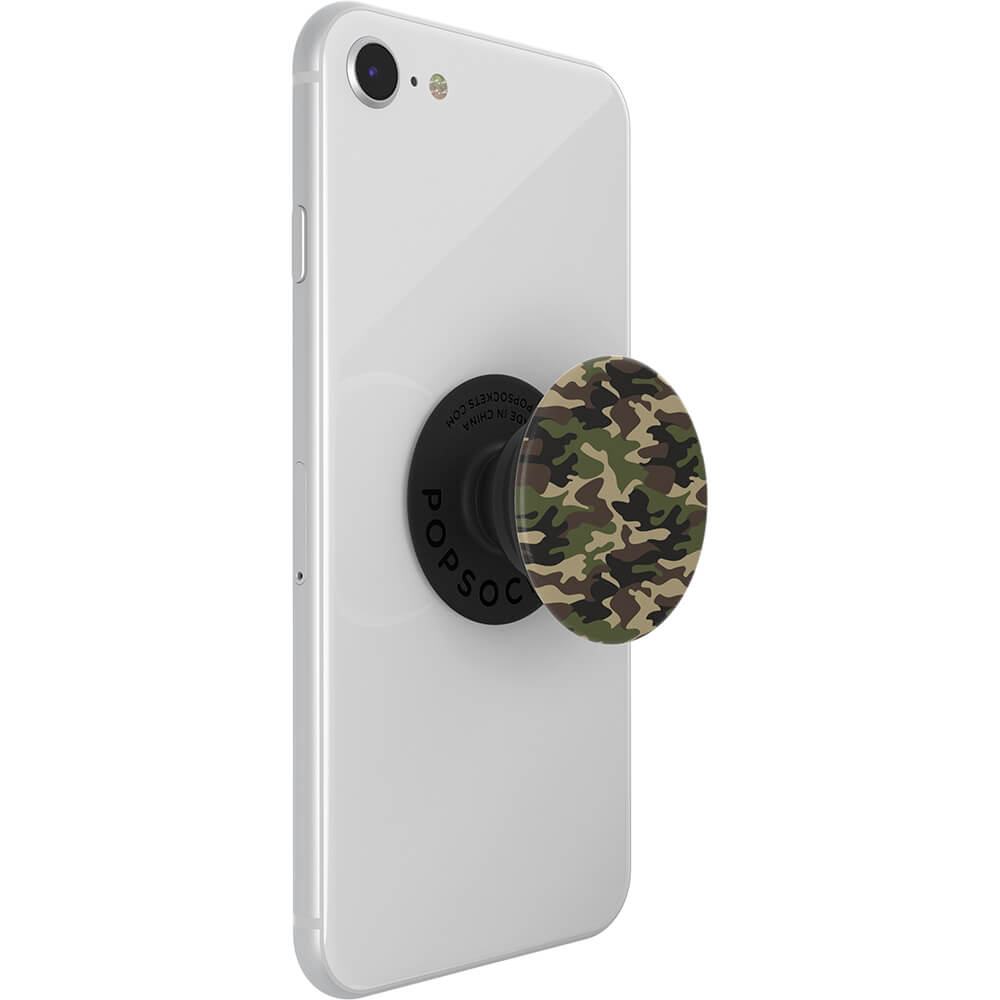 PopSockets PopSockets Avtagbart Grip med Ställfunktion Woodland Camo