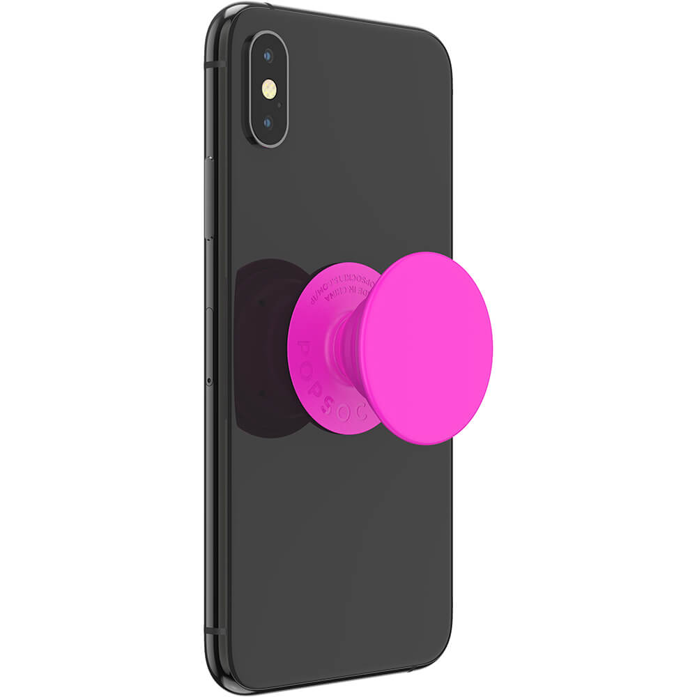 PopSockets PopSockets Avtagbart Grip med Ställfunktion Neon Day Glo Pink