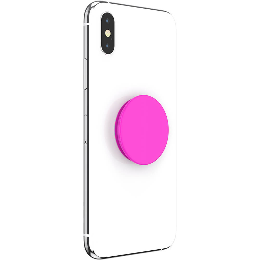 PopSockets PopSockets Avtagbart Grip med Ställfunktion Neon Day Glo Pink