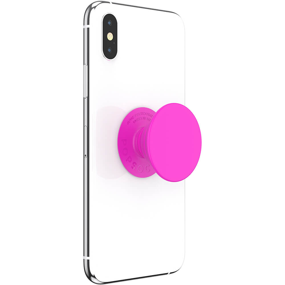 PopSockets PopSockets Avtagbart Grip med Ställfunktion Neon Day Glo Pink
