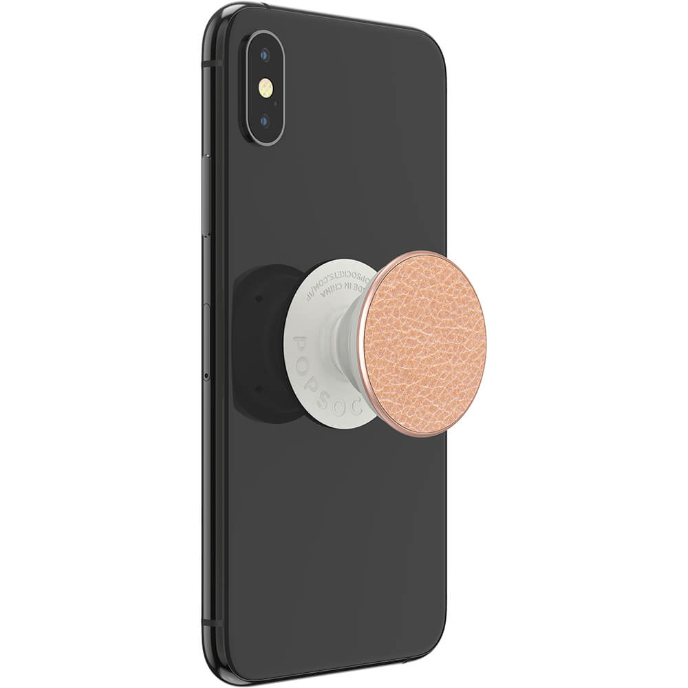 PopSockets PopSockets Avtagbart Grip med Ställfunktion Premium Pebbled Vegan Leather