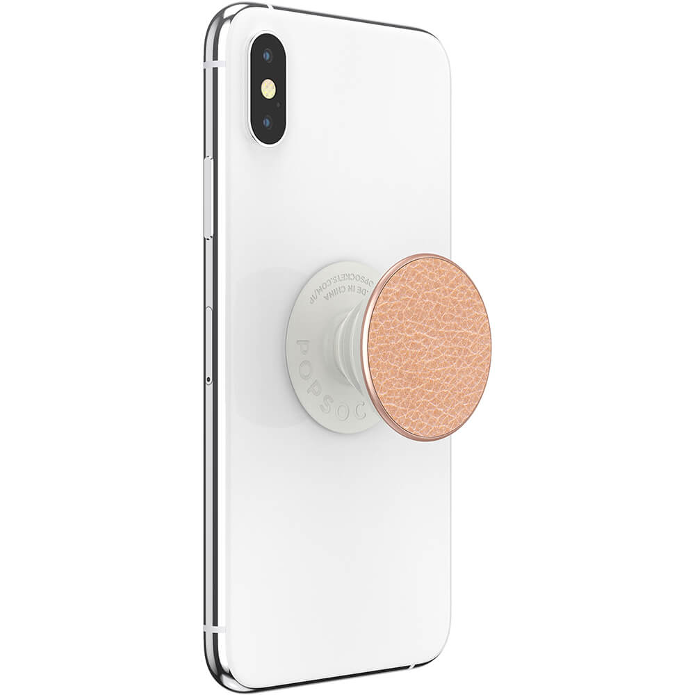 PopSockets PopSockets Avtagbart Grip med Ställfunktion Premium Pebbled Vegan Leather