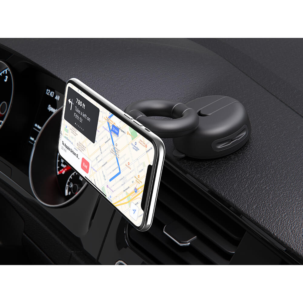 PopSockets PopSockets Car Dash & Windowshield Höjd/vridbar Svart