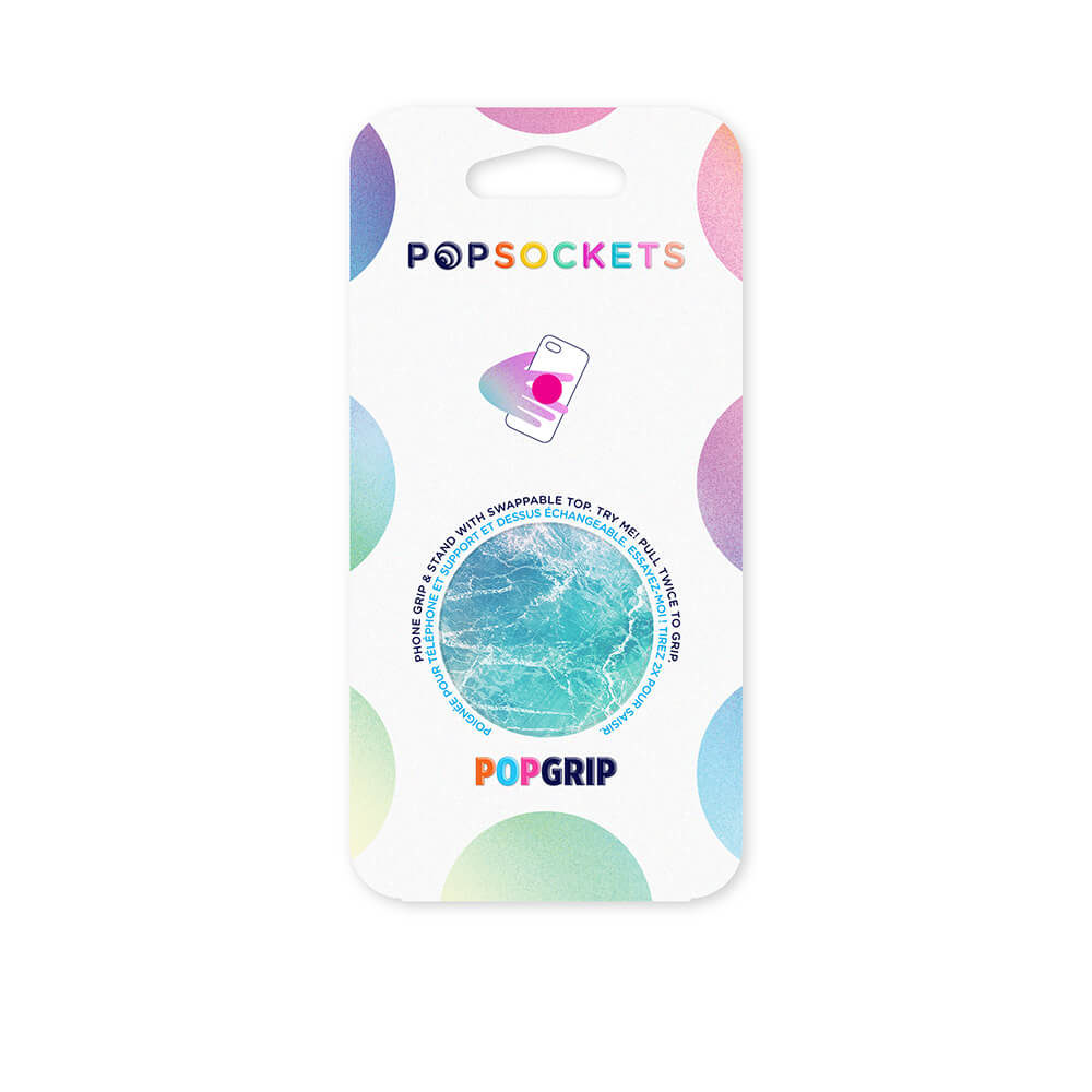 PopSockets PopSockets Avtagbart Grip med Ställfunktion Ocean View