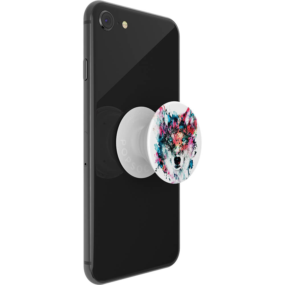 PopSockets PopSockets Avtagbart Grip med Ställfunktion Wolf