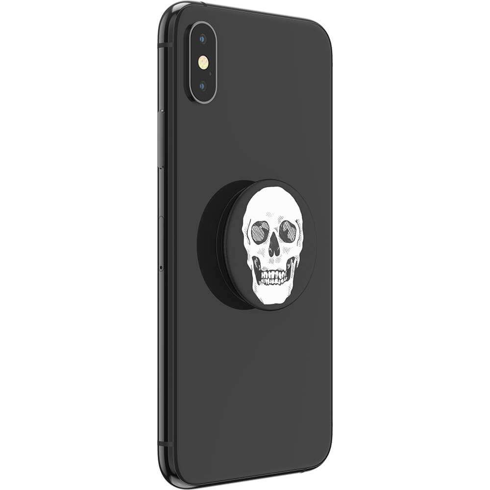 PopSockets PopSockets Avtagbart Grip med Ställfunktion Shaky Bones White