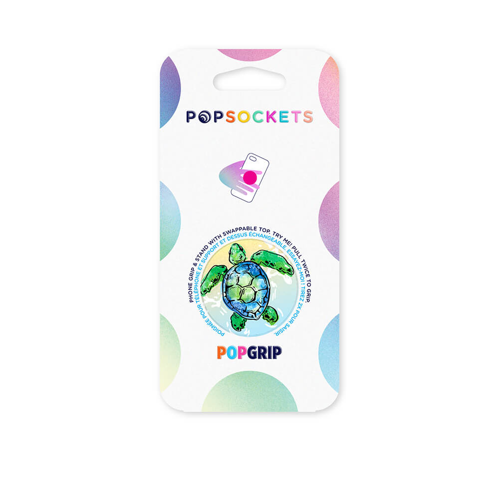 PopSockets PopSockets Avtagbart Grip med Ställfunktion Tortuga