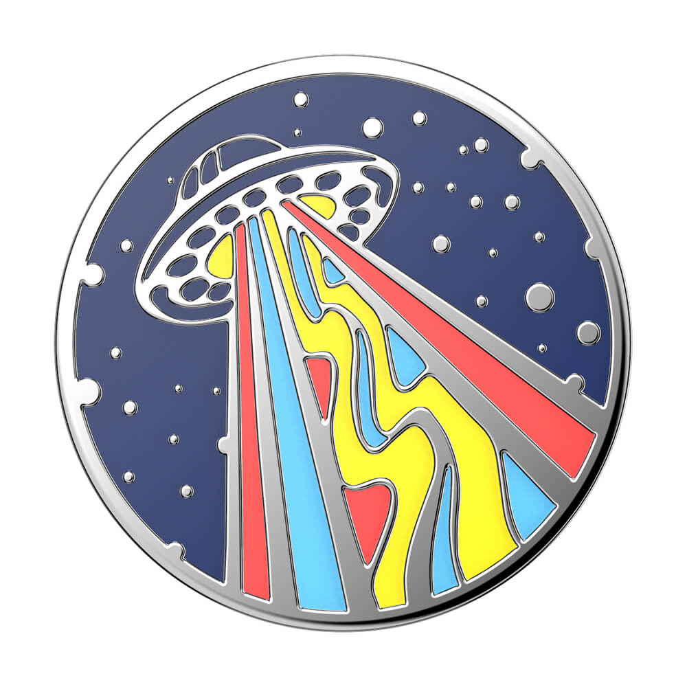 PopSockets PopSockets Avtagbart Grip med Ställfunktion Premium Enamel Outta This World Navy