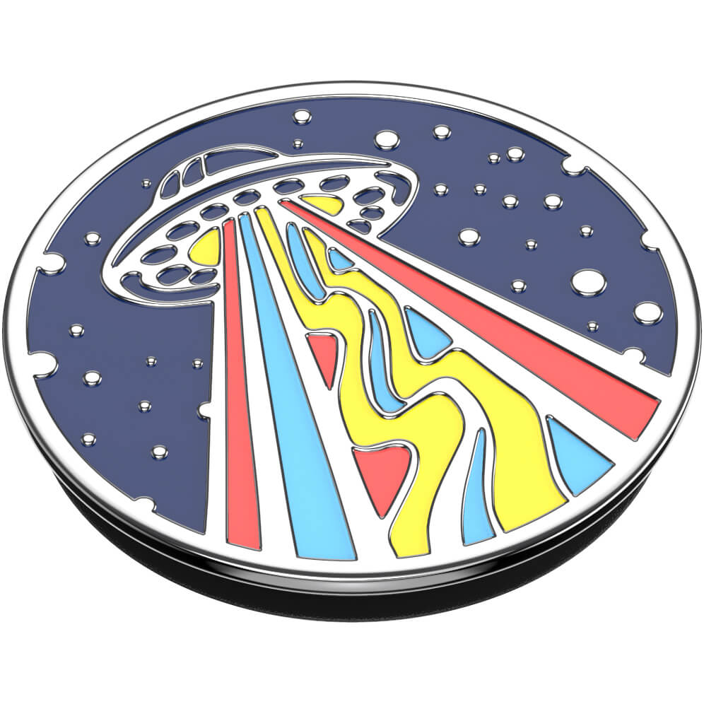 PopSockets PopSockets Avtagbart Grip med Ställfunktion Premium Enamel Outta This World Navy