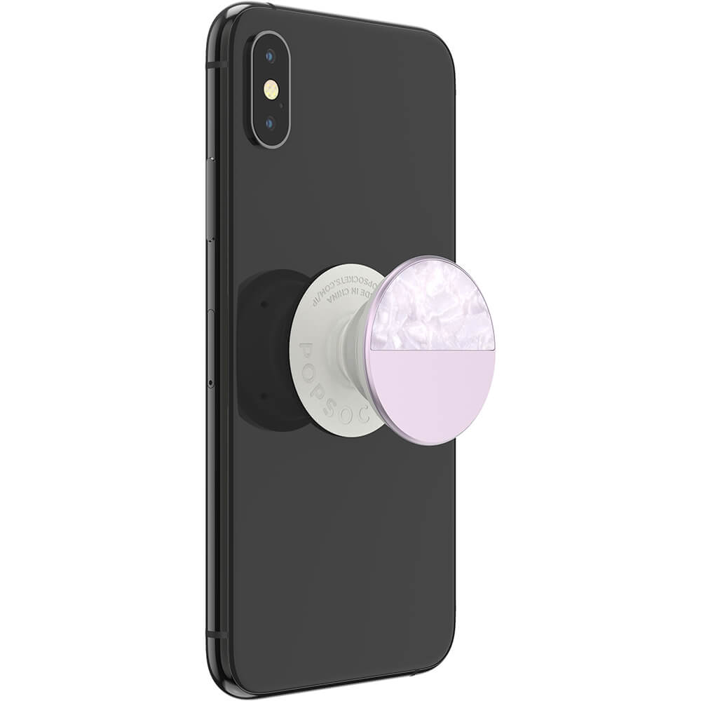PopSockets PopSockets Avtagbart Grip med Ställfunktion LUXE Glam Inlay Acetate Lilac