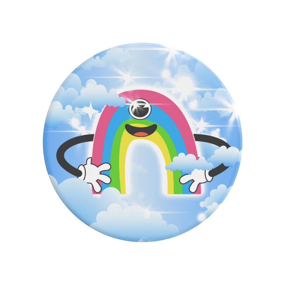 PopSockets PopSockets PopGrip Happy Rainbow