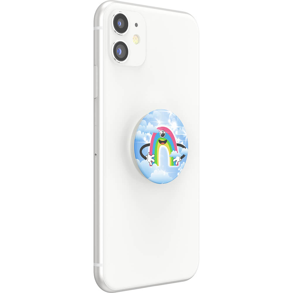 PopSockets PopSockets PopGrip Happy Rainbow