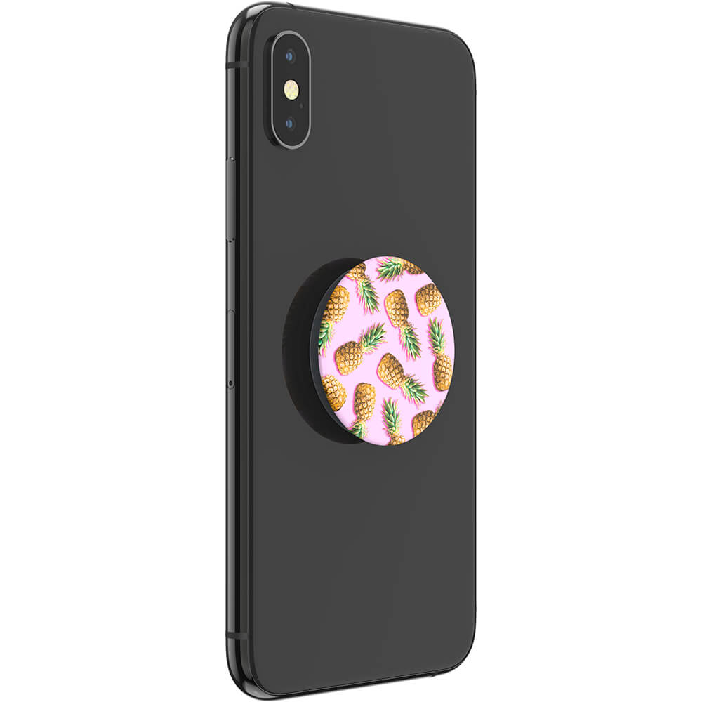 PopSockets PopSockets Basic Grip Med Ställfunktion Pineapple Palooza