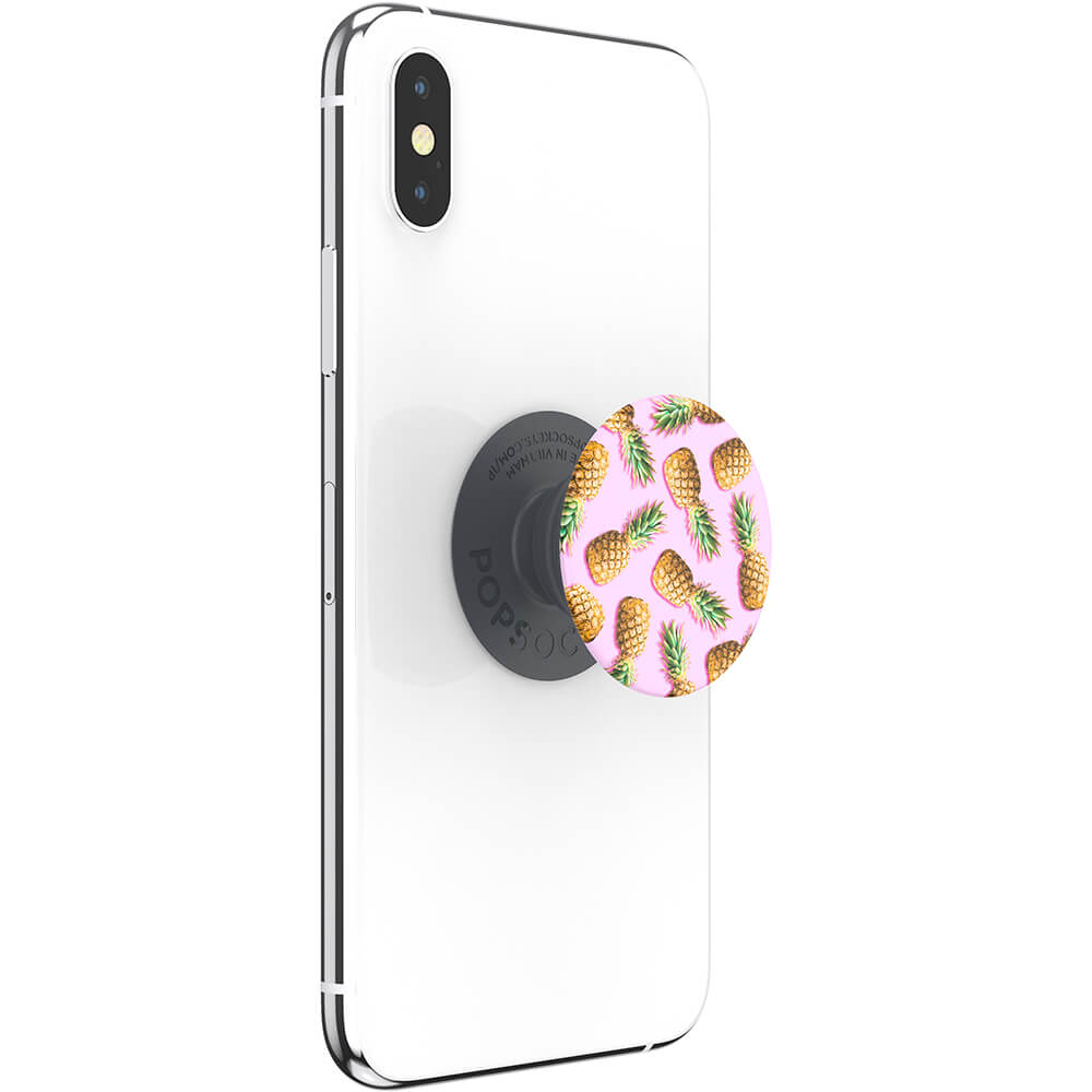PopSockets PopSockets Basic Grip Med Ställfunktion Pineapple Palooza
