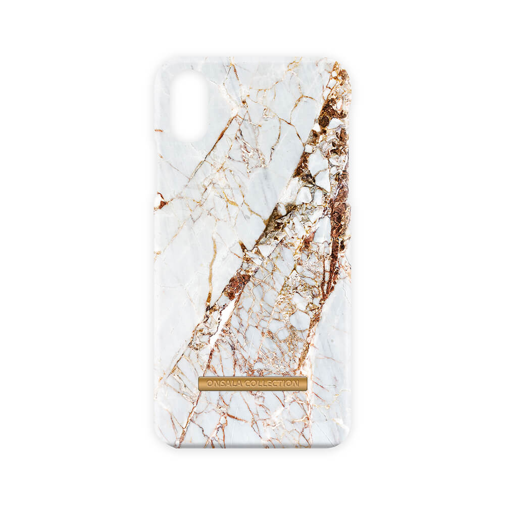 Onsala ONSALA iPhone X / Xs Mobilskal Soft White Rhino Marble