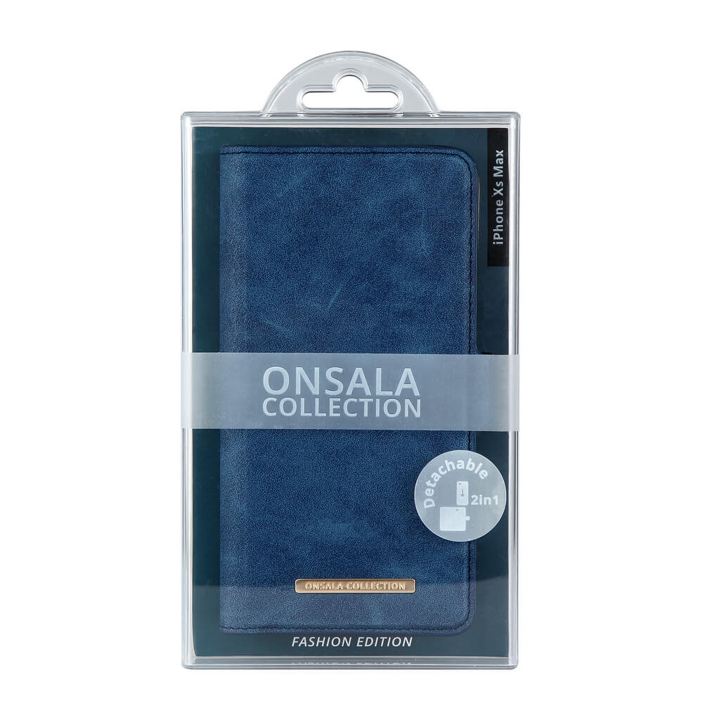 Onsala ONSALA iPhone XS Max 2in1 Magnet Fodral / Skal Royal Blue