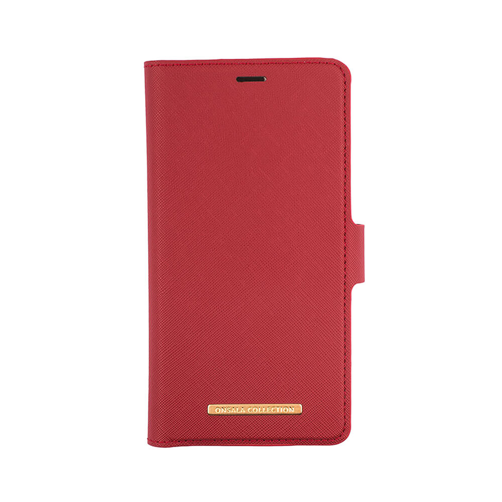 Onsala ONSALA iPhone 11 Pro Max 2in1 Magnet Fodral / Skal Saffiano Red