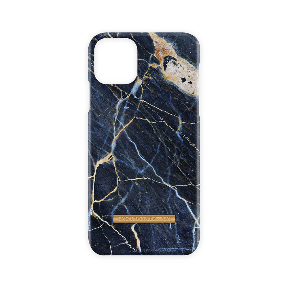 Onsala ONSALA iPhone 11 Pro Max Mobilskal Soft Black Galaxy Marble