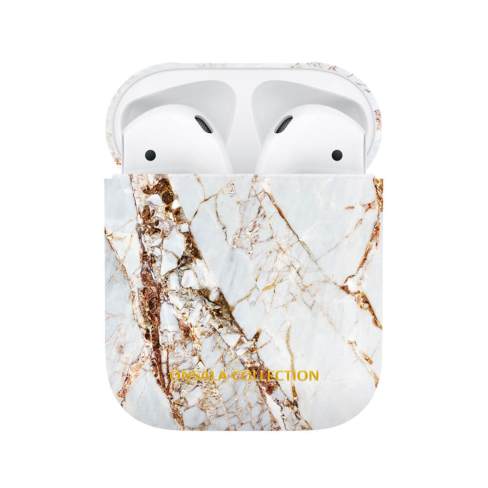 Onsala ONSALA AirPods Fodral White Rhino Marble
