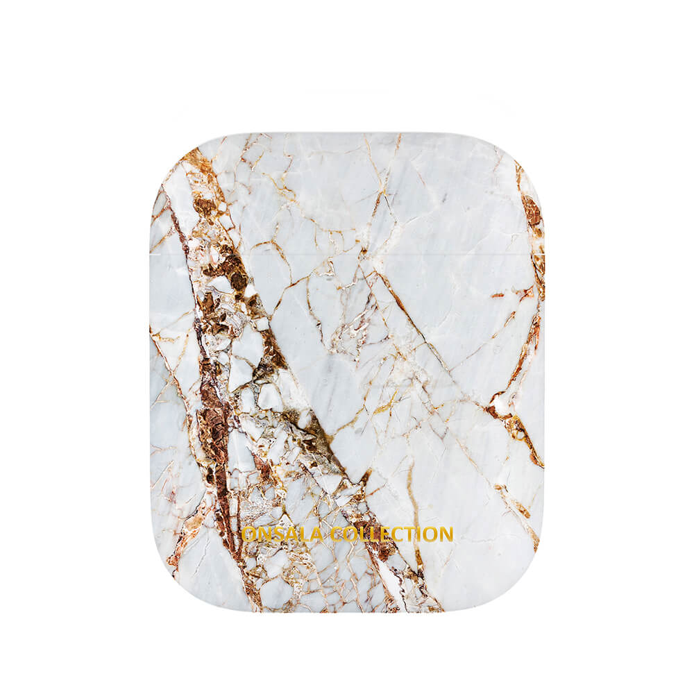Onsala ONSALA AirPods Fodral White Rhino Marble