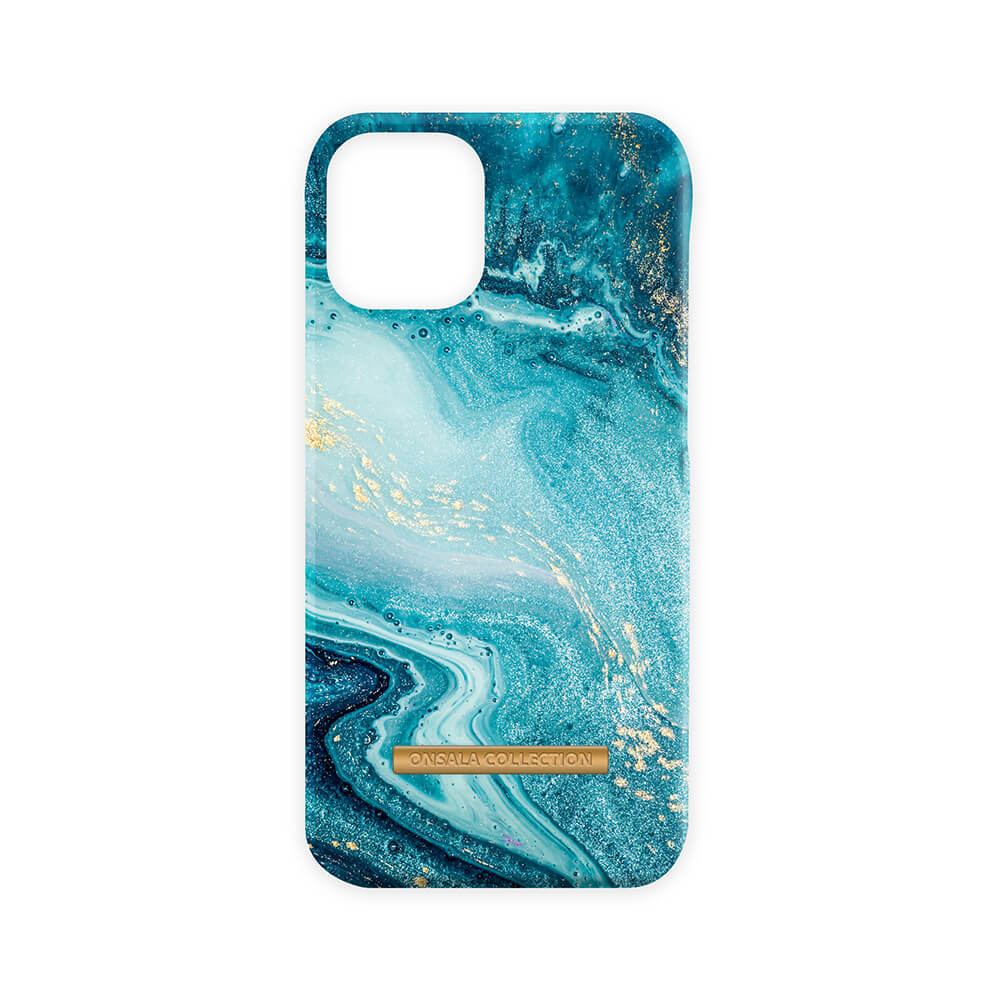 Onsala ONSALA iPhone 12 Mini Mobilskal Soft Blue Sea Marble
