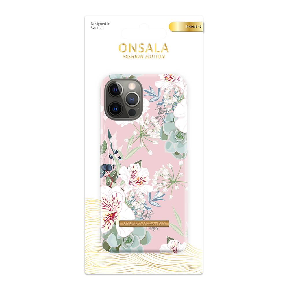 Onsala ONSALA iPhone 13 Mobilskal Soft Clove Flower