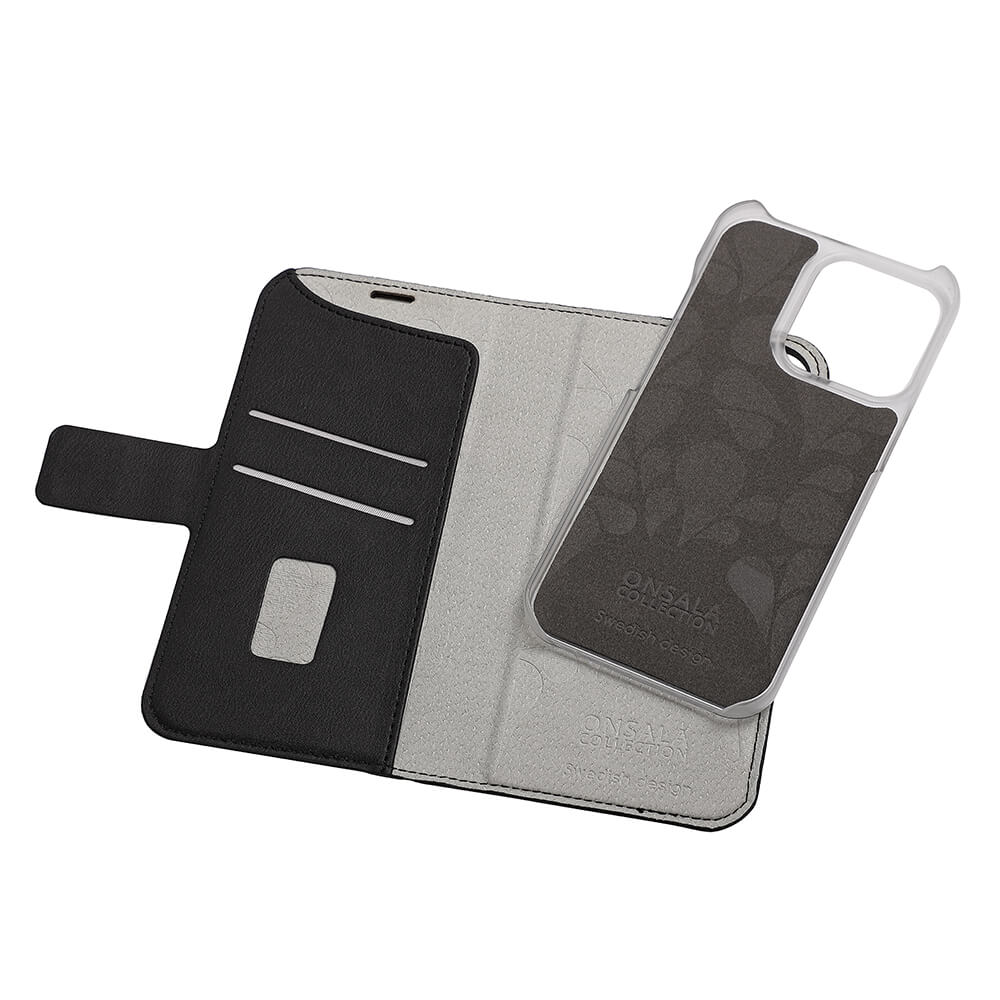 Onsala ONSALA iPhone 13 Pro 2in1 Magnet Fodral / Skal Midnight Black