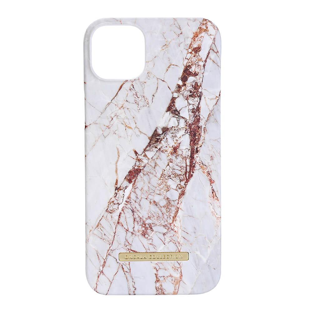 Onsala ONSALA iPhone 14 / 13 Skal White Rhino Marble