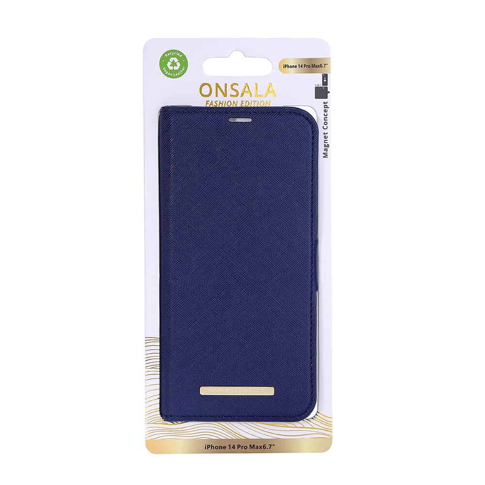 Onsala ONSALA iPhone 14 Pro Max Fodral ECO Navy Blue