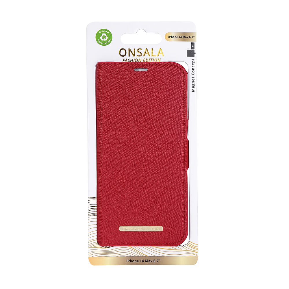 Onsala ONSALA iPhone 14 Plus Fodral ECO Röd
