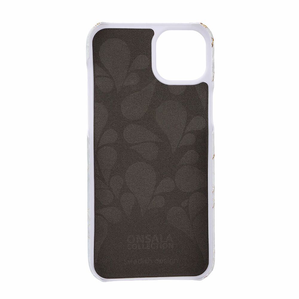 Onsala ONSALA iPhone 15 Plus Mobilskal MagSafe Marmor White Rhino