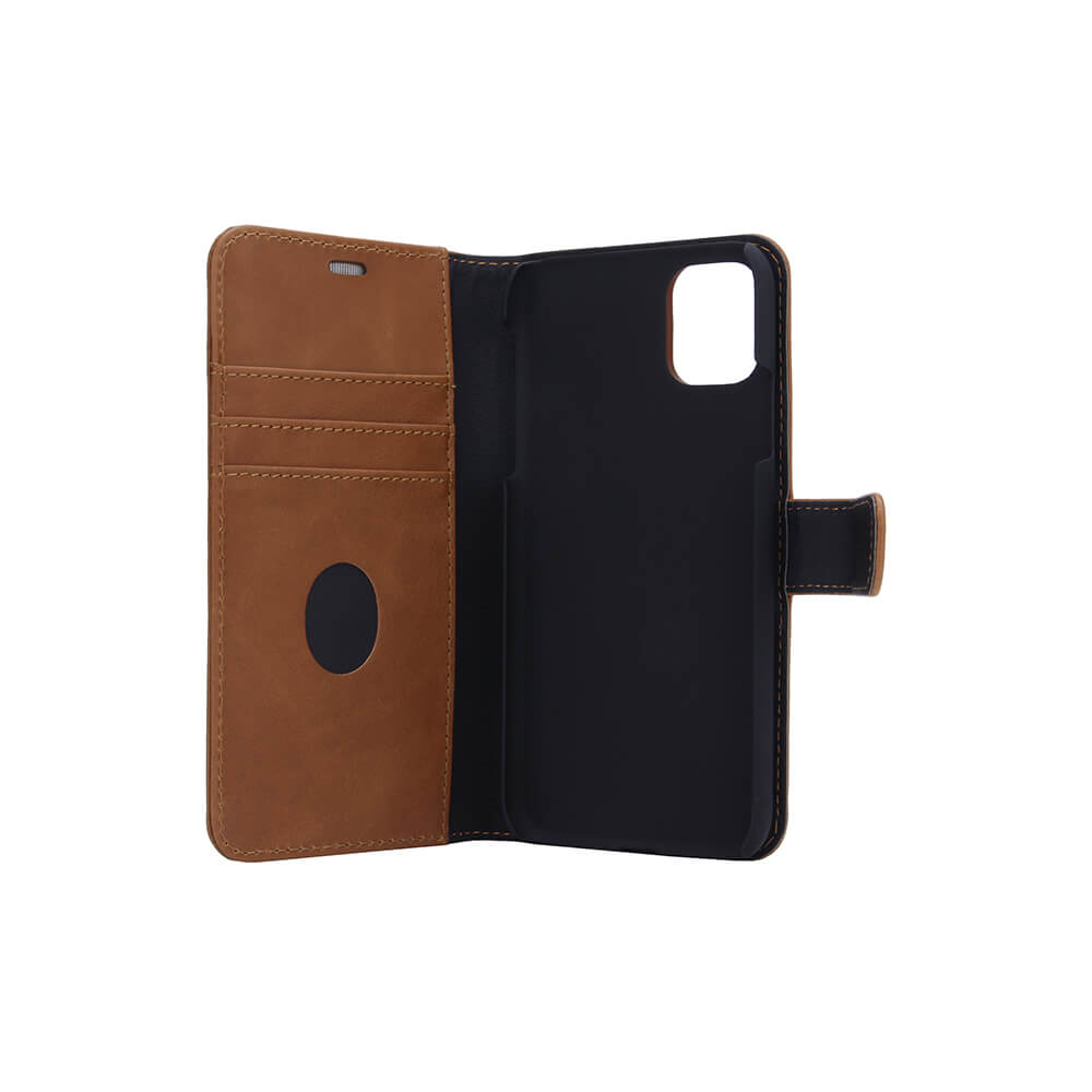 Radicover Radicover iPhone 11 Mobilfodral 2in1 Äkta Läder Brun