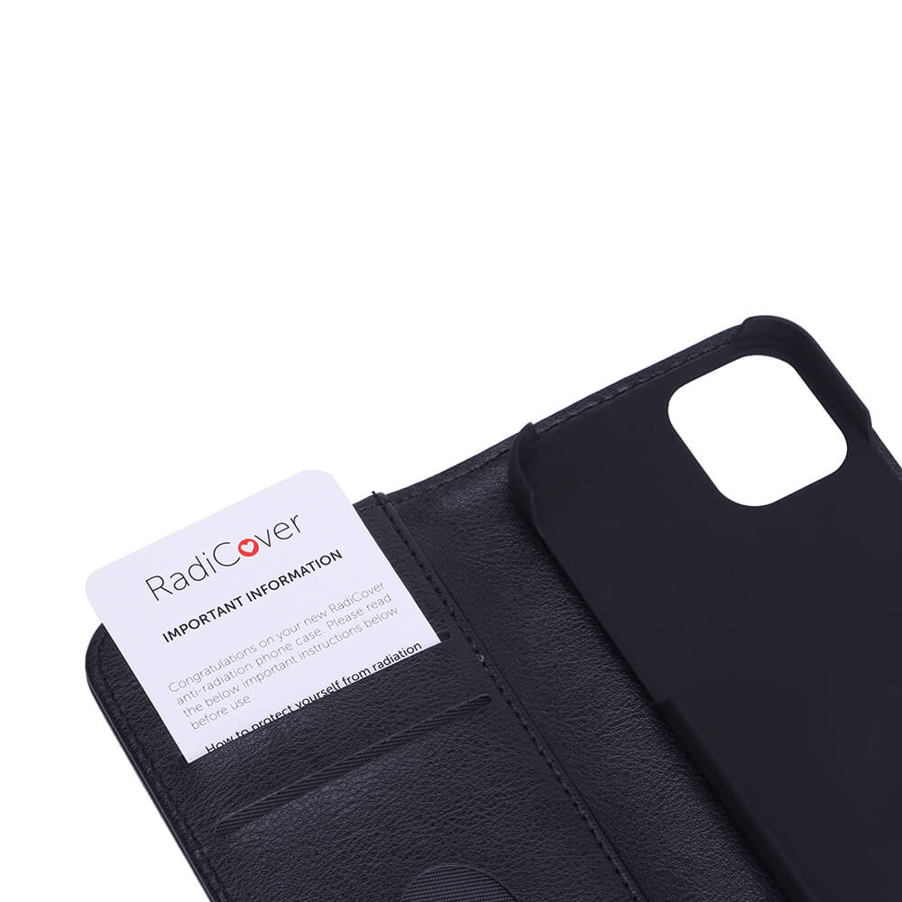 Radicover Radicover iPhone 12 Mini Mobilfodral Strålningsskydd Svart