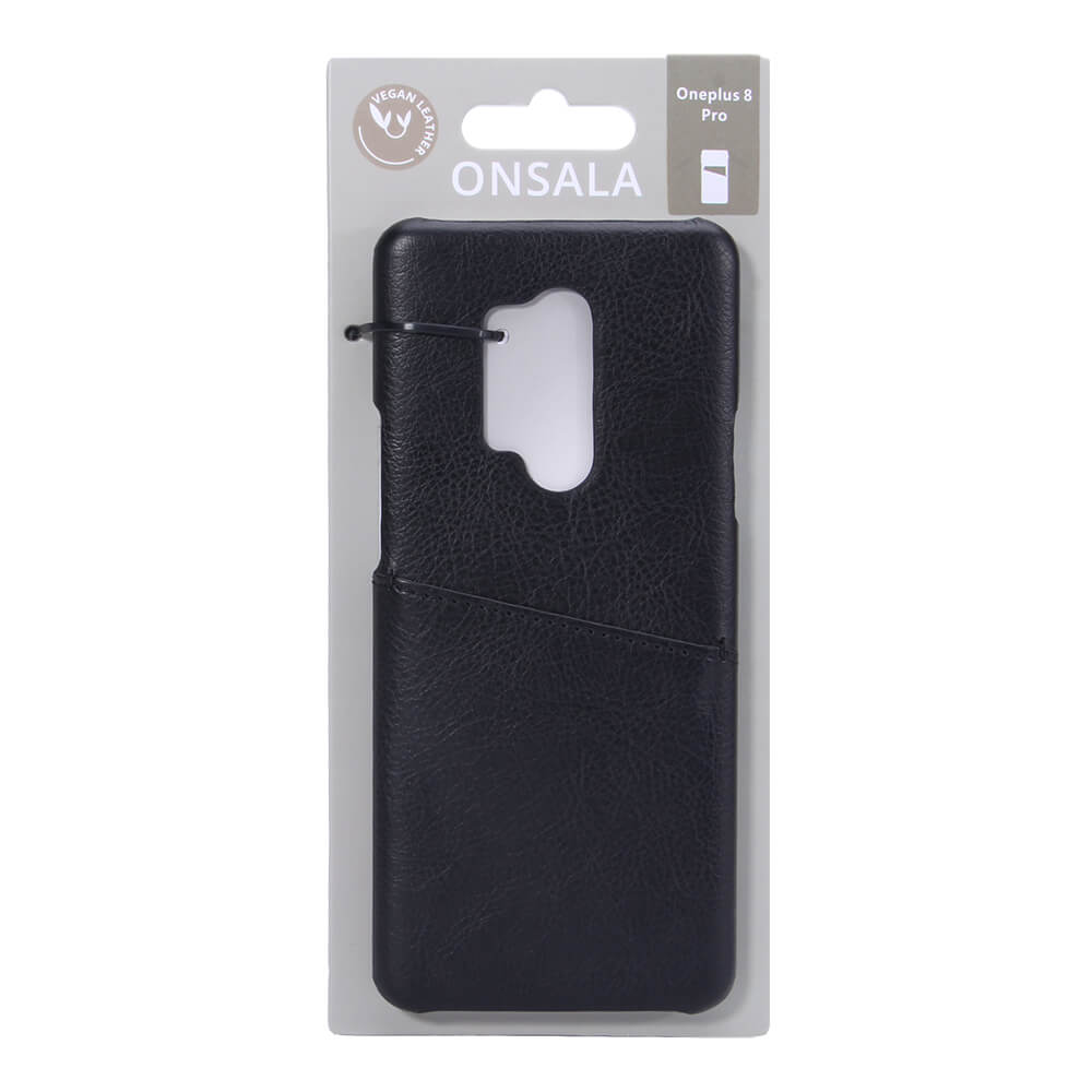 Onsala ONSALA OnePlus 8 Pro Skal Kortfack Svart
