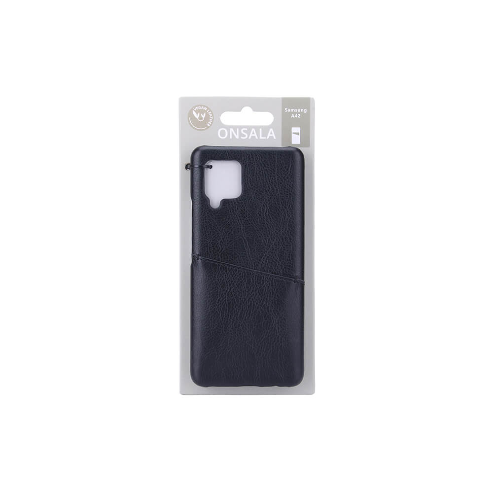 Onsala ONSALA Samsung Galaxy A42 Skal Kortfack Svart